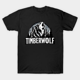 timberwolves basketball gift wolf T-Shirt